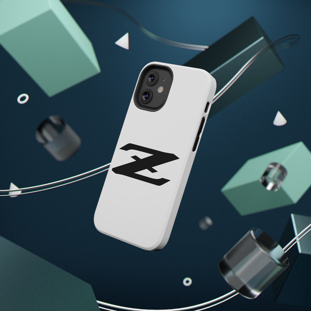 Z Emblem Impact-Resistant Phone Case - White