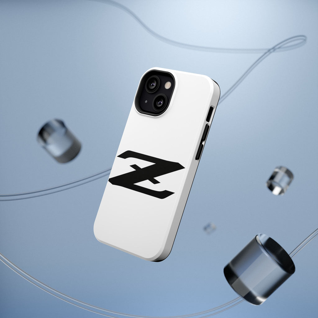 Z Emblem Impact-Resistant Phone Case - White