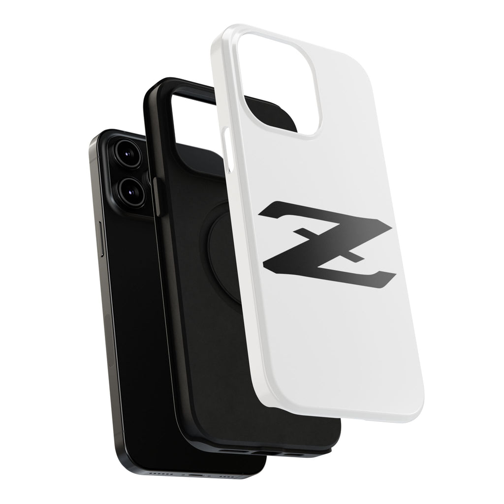 Z Emblem Impact-Resistant Phone Case - White