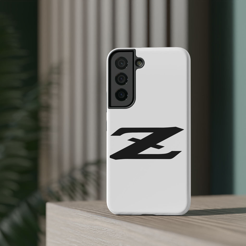 Z Emblem Impact-Resistant Phone Case - White