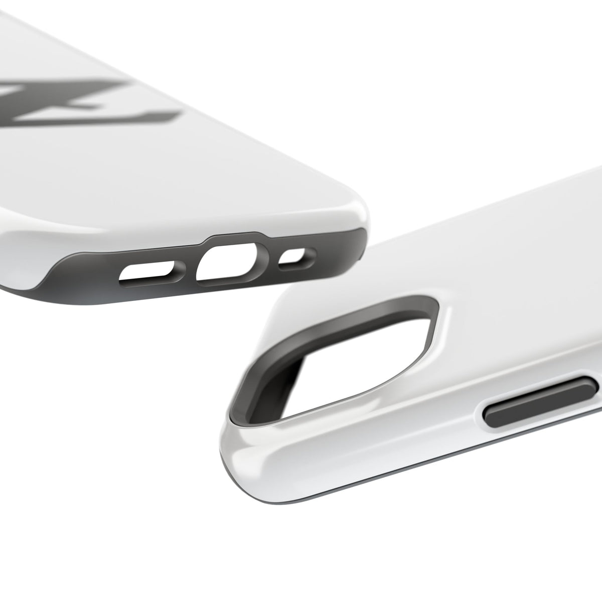 Z Emblem Impact-Resistant Phone Case - White