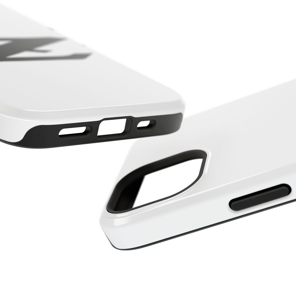 Z Emblem Impact-Resistant Phone Case - White