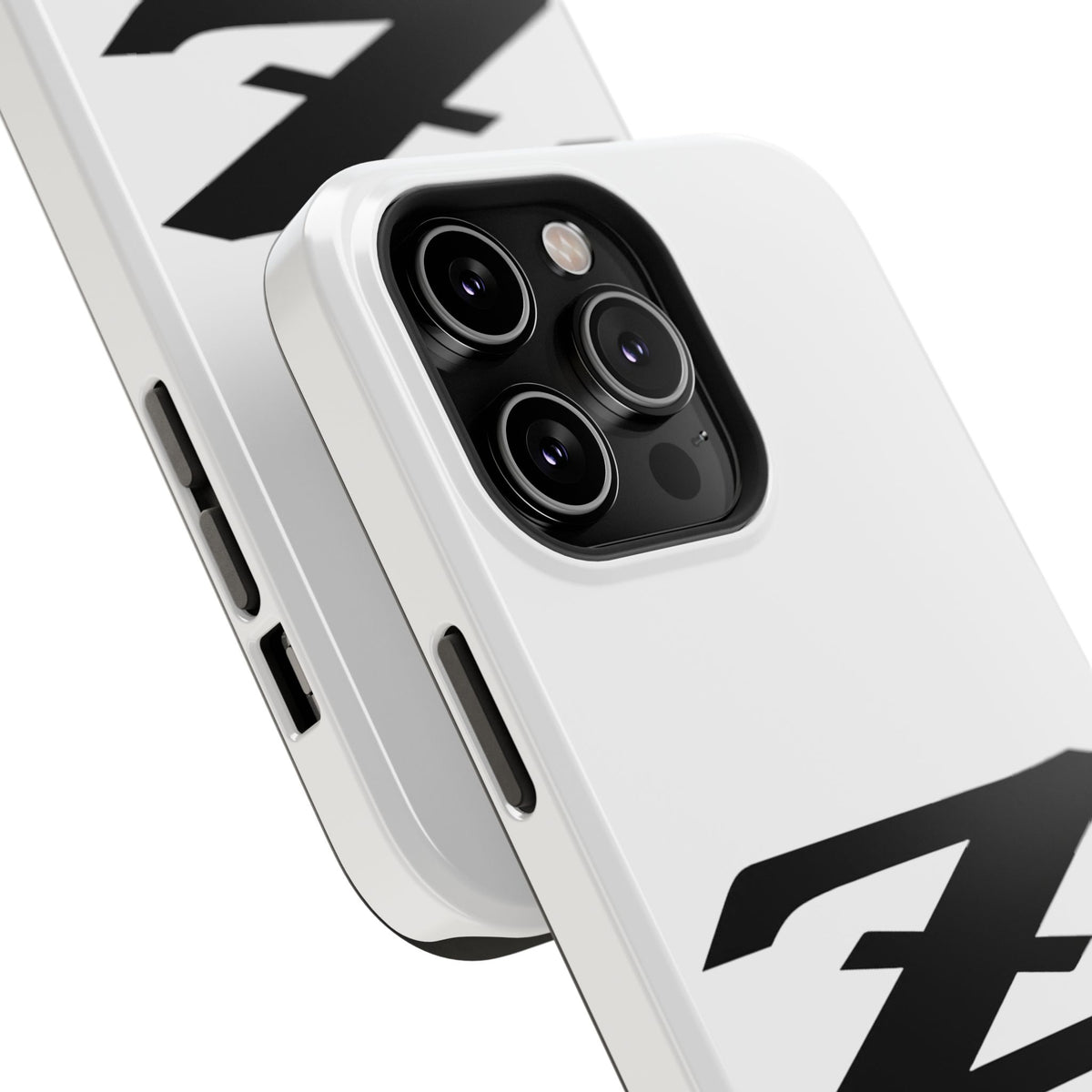 Z Emblem Impact-Resistant Phone Case - White