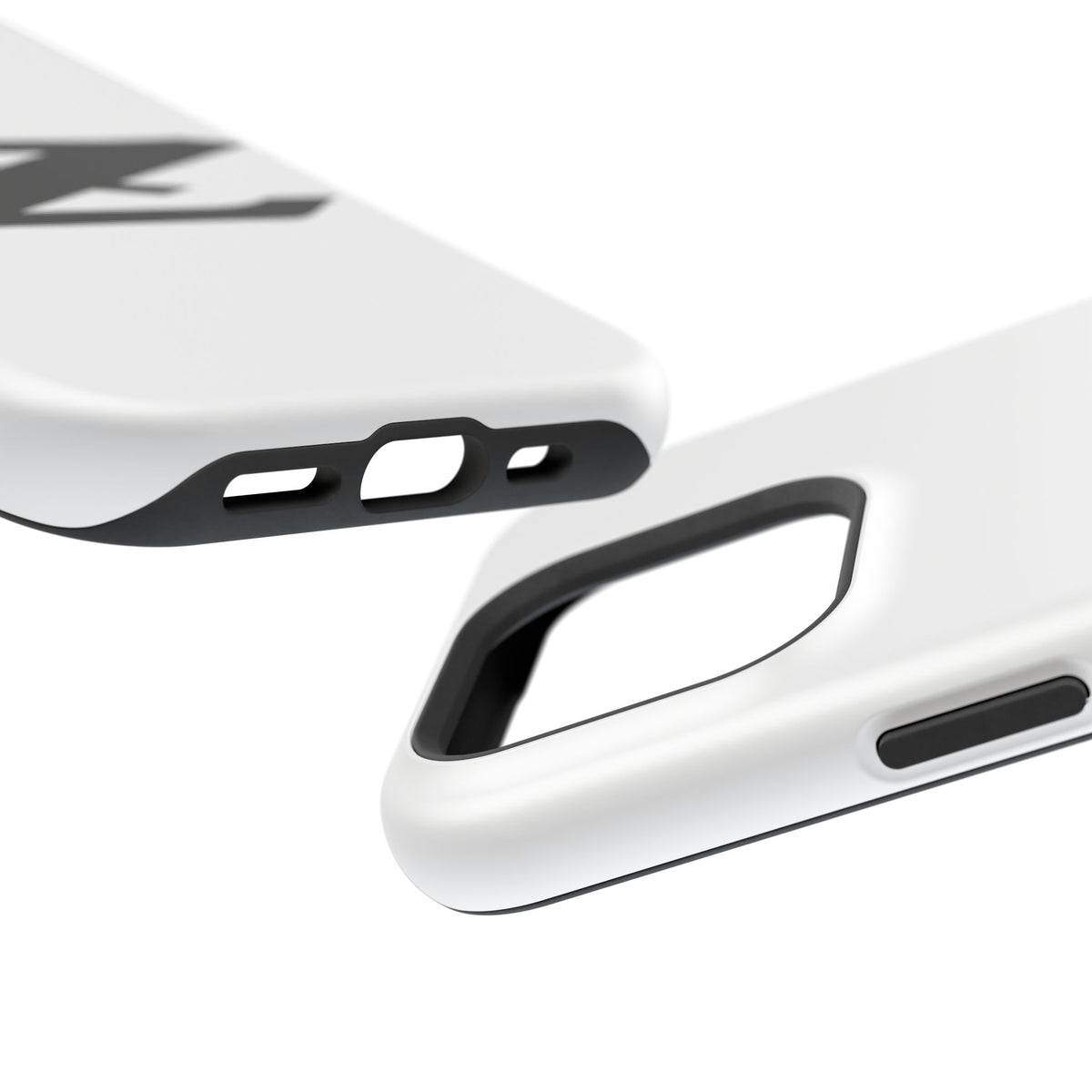 Z Emblem Impact-Resistant Phone Case - White