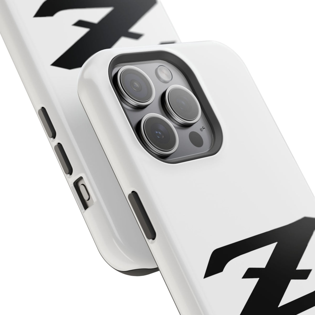 Z Emblem Impact-Resistant Phone Case - White