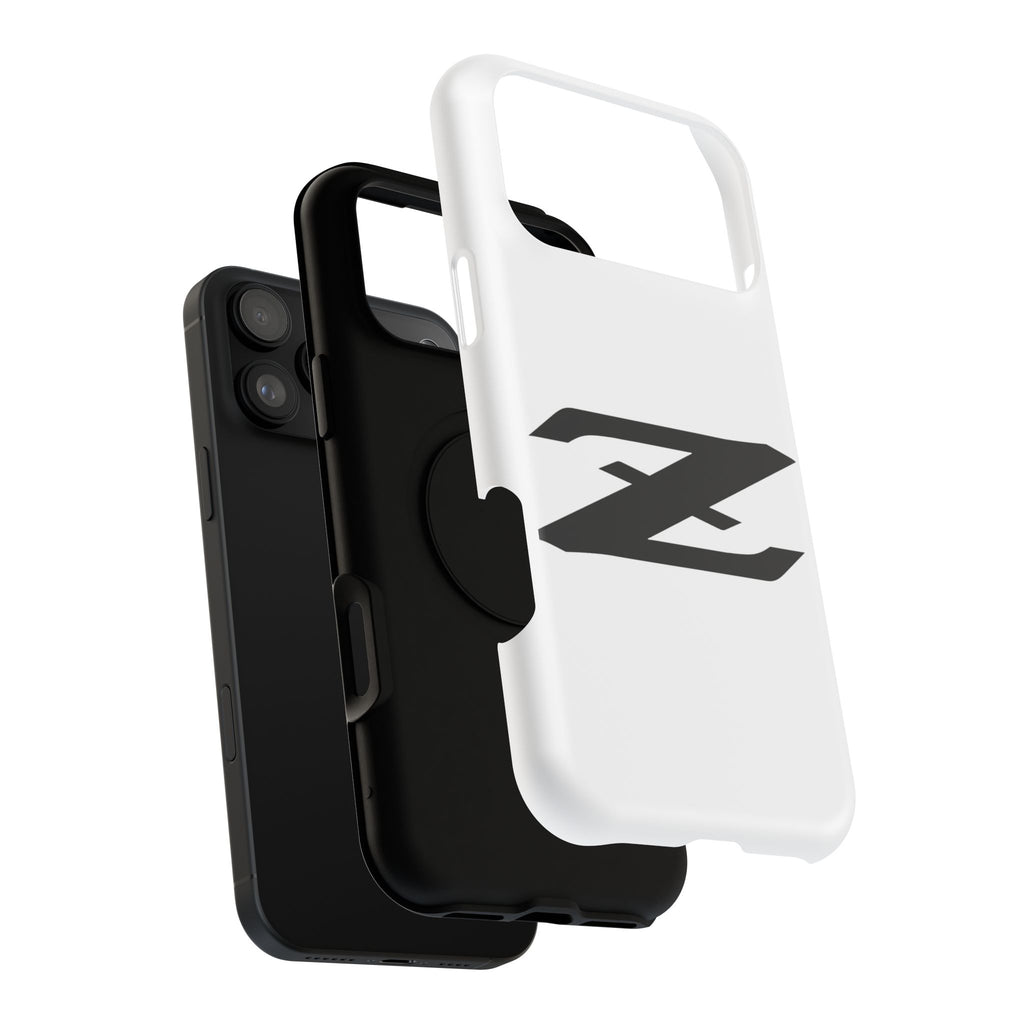 Z Emblem Impact-Resistant Phone Case - White