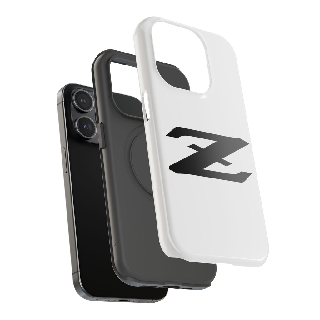 Z Emblem Impact-Resistant Phone Case - White