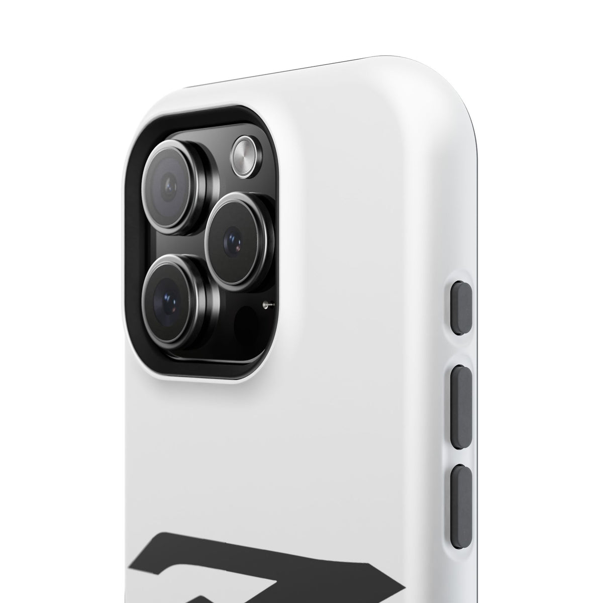 Z Emblem Impact-Resistant Phone Case - White