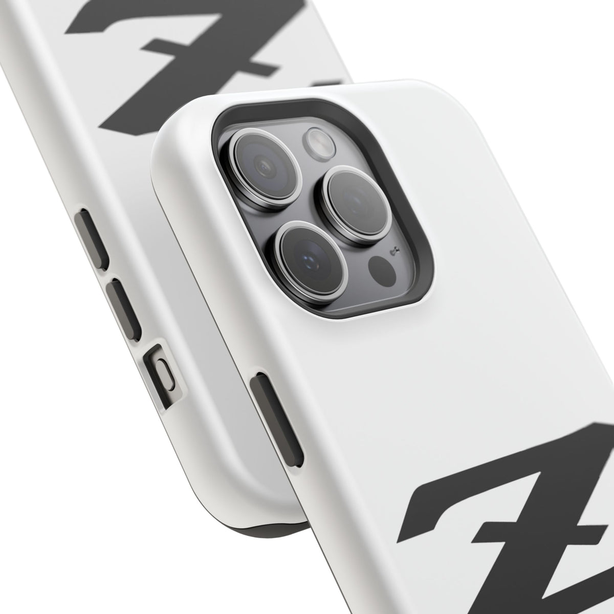 Z Emblem Impact-Resistant Phone Case - White