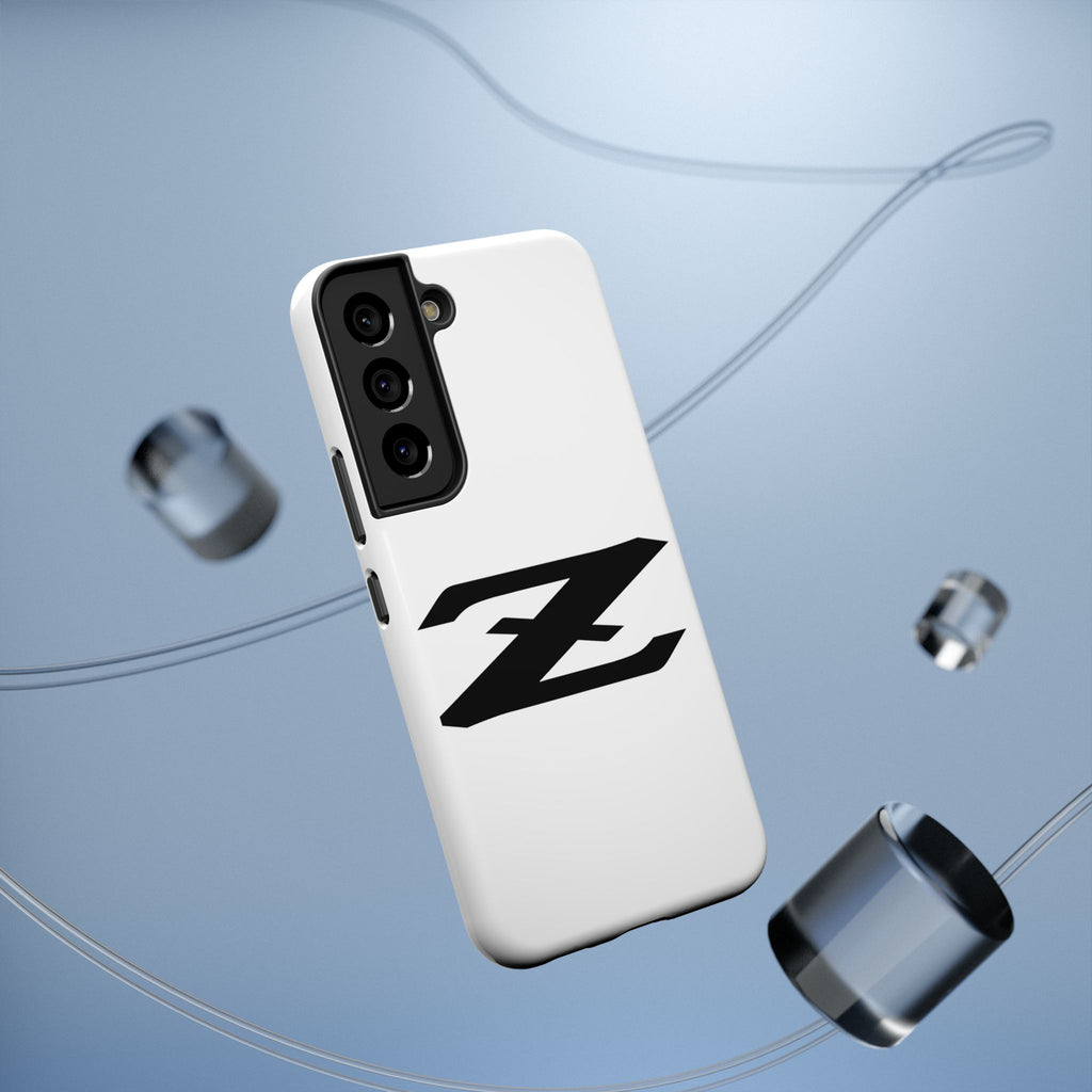 Z Emblem Impact-Resistant Phone Case - White
