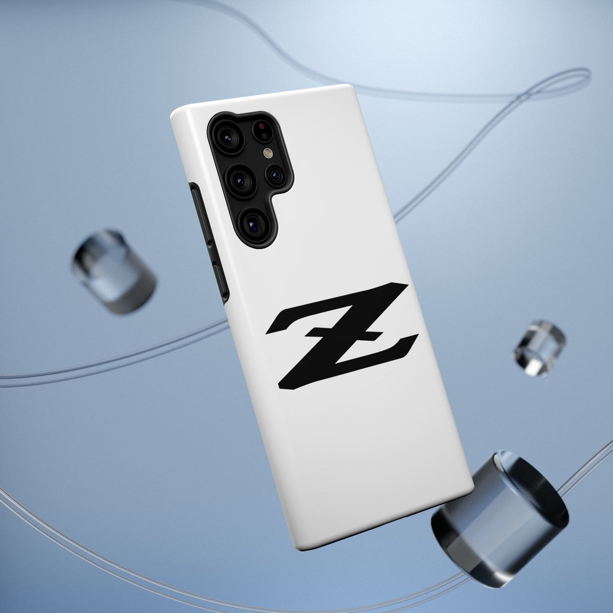 Z Emblem Impact-Resistant Phone Case - White
