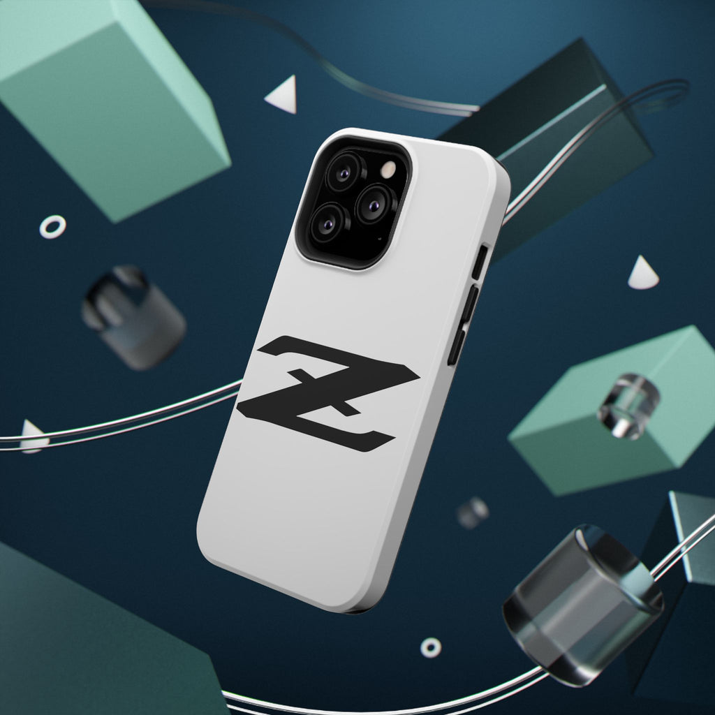 Z Emblem Impact-Resistant Phone Case - White
