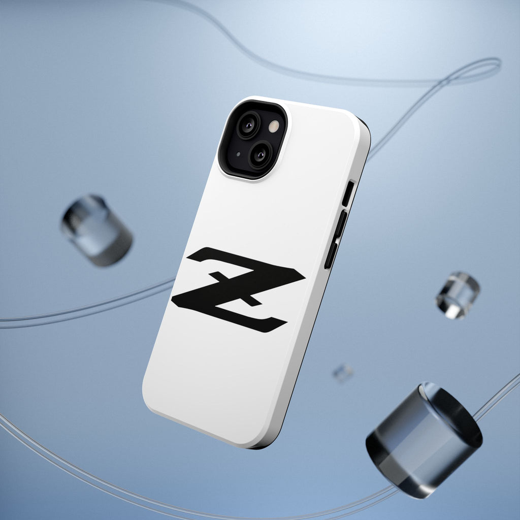 Z Emblem Impact-Resistant Phone Case - White