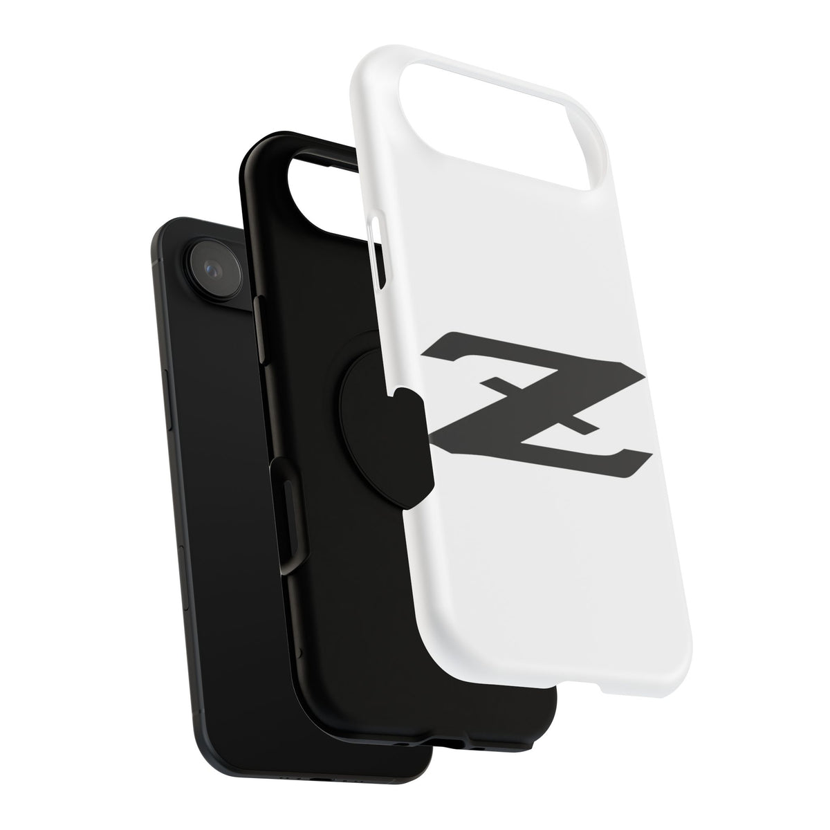 Z Emblem Impact-Resistant Phone Case - White