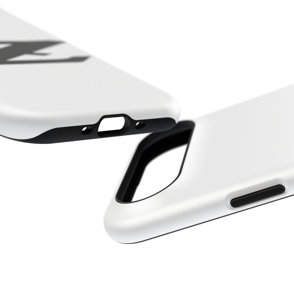 Z Emblem Impact-Resistant Phone Case - White