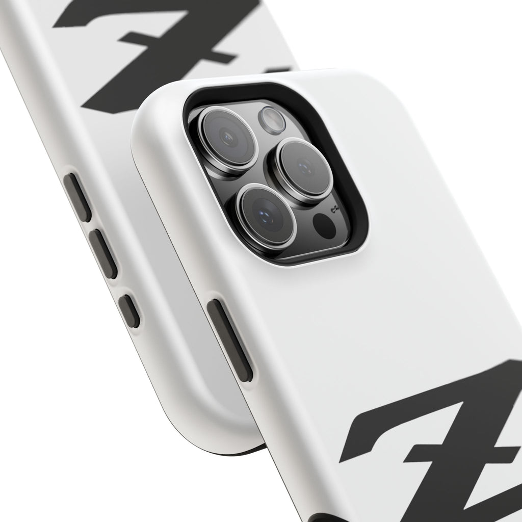 Z Emblem Impact-Resistant Phone Case - White