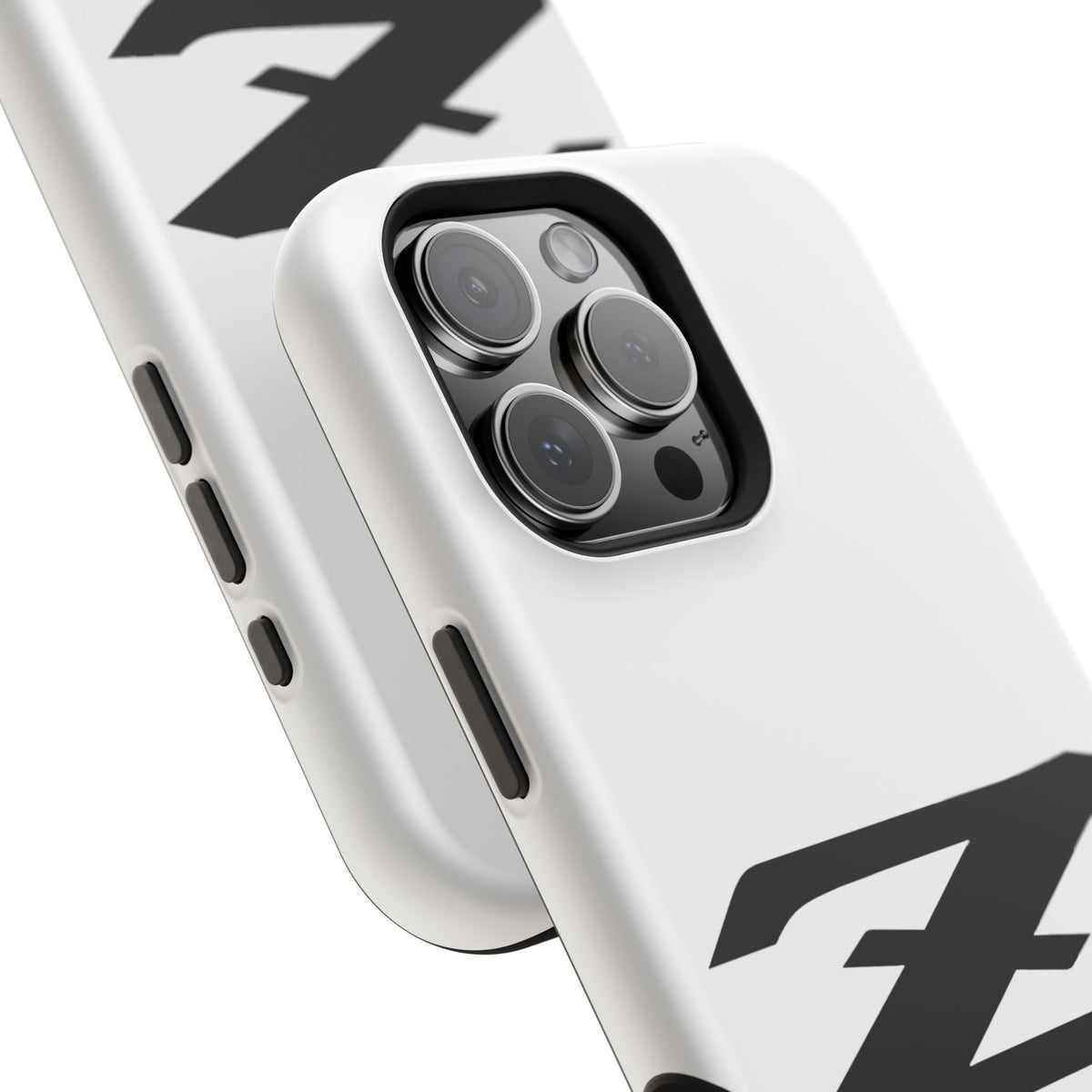 Z Emblem Impact-Resistant Phone Case - White