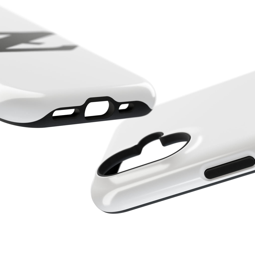 Z Emblem Impact-Resistant Phone Case - White