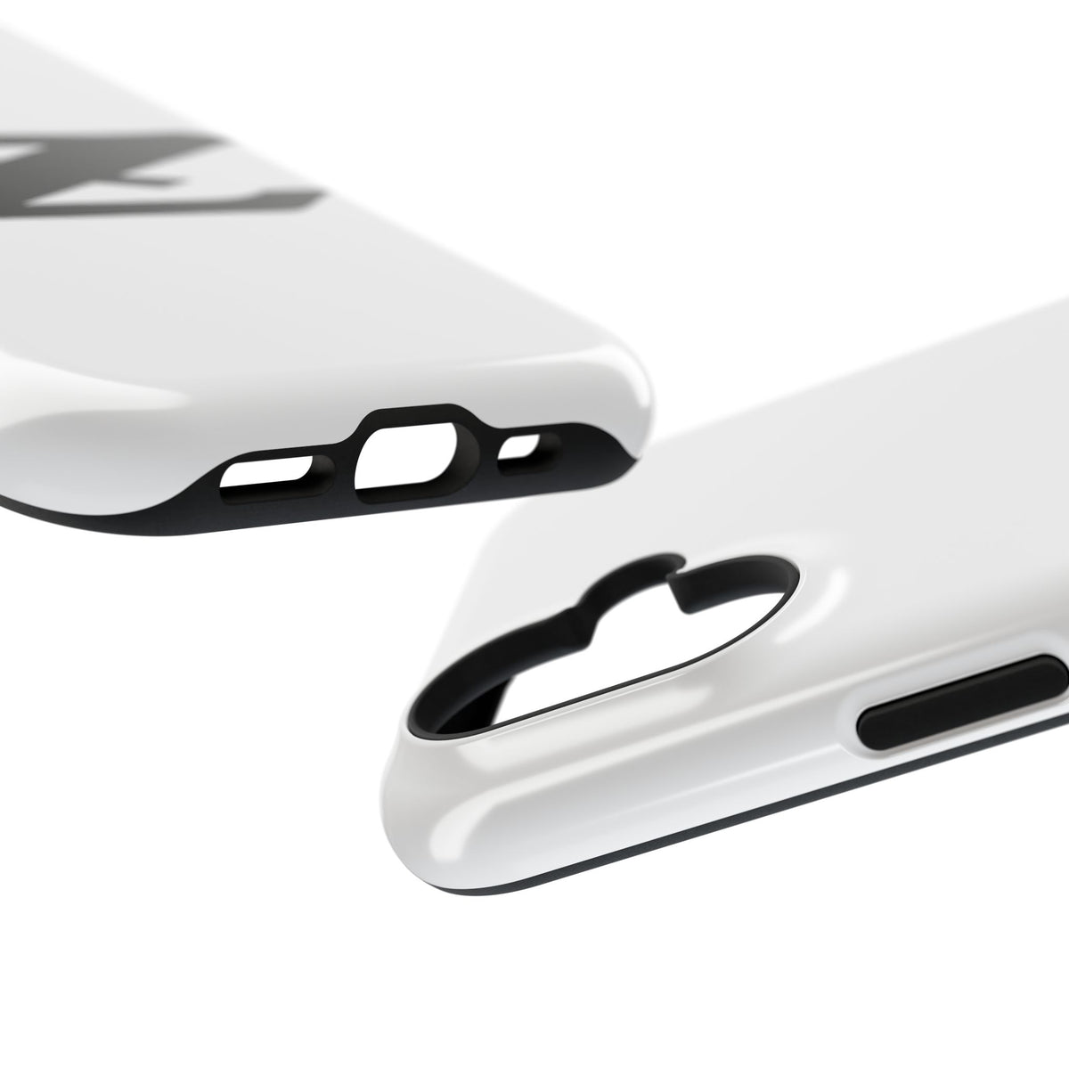 Z Emblem Impact-Resistant Phone Case - White