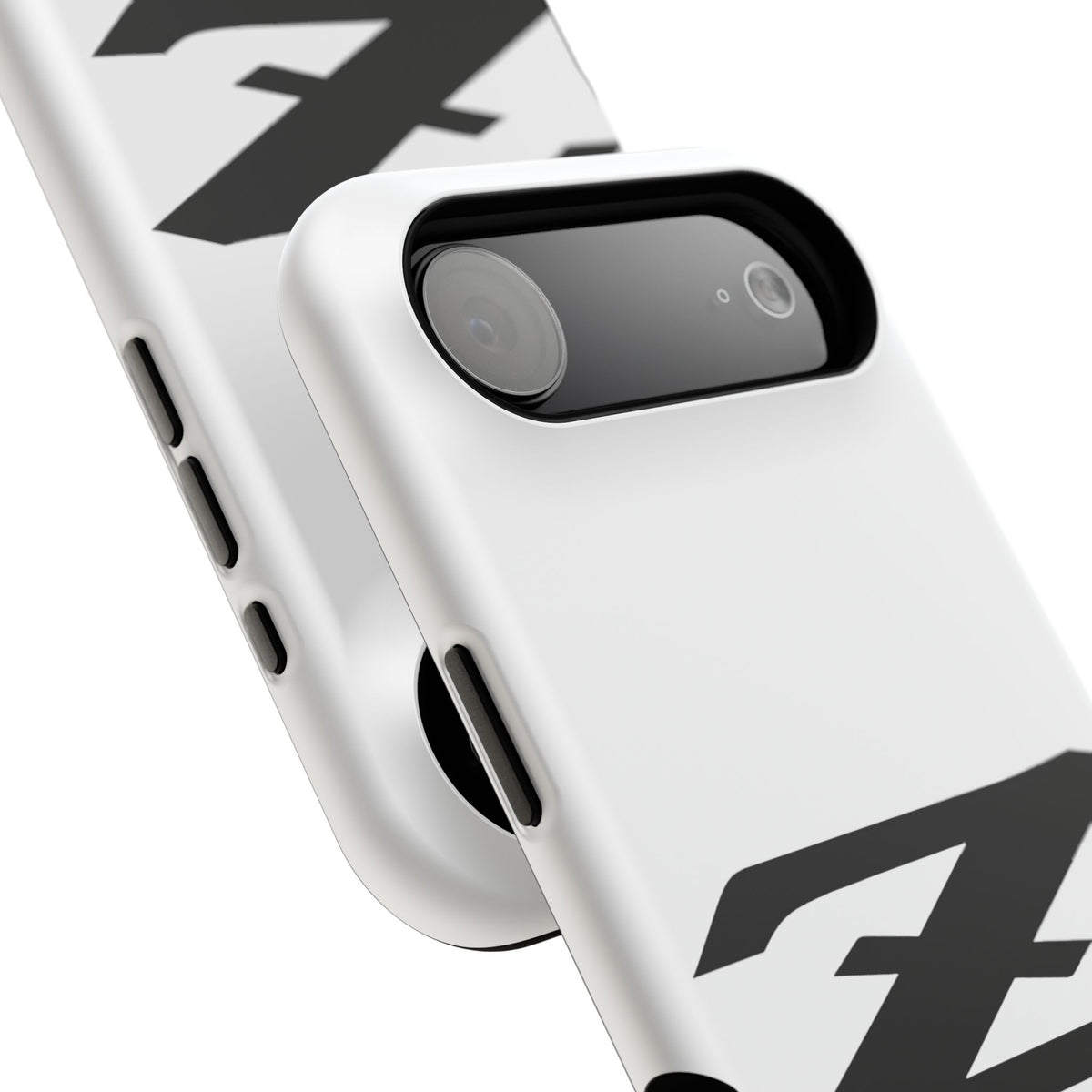 Z Emblem Impact-Resistant Phone Case - White