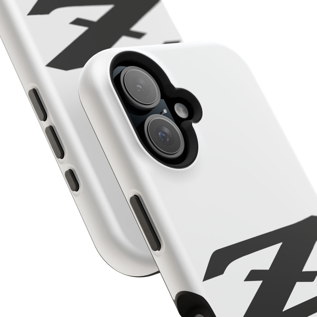 Z Emblem Impact-Resistant Phone Case - White