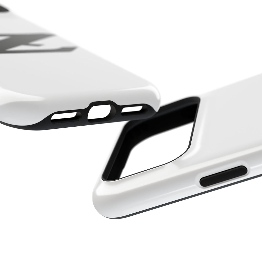 Z Emblem Impact-Resistant Phone Case - White