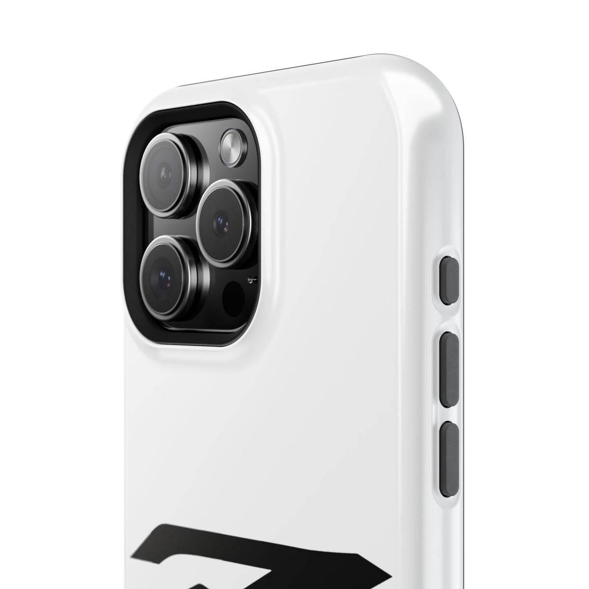 Z Emblem Impact-Resistant Phone Case - White
