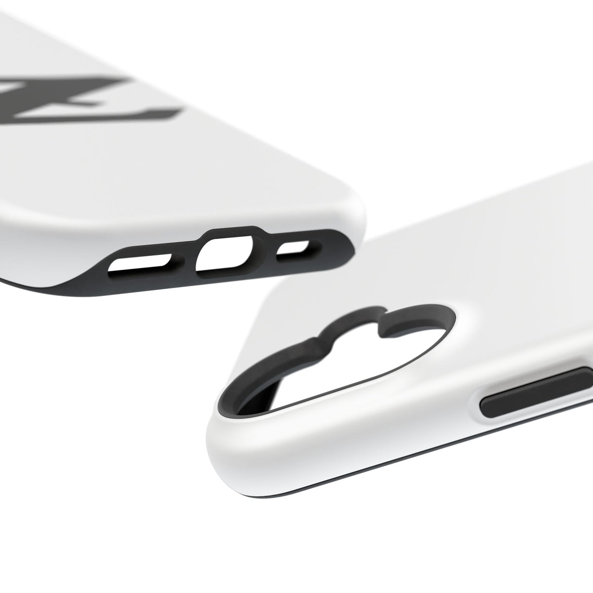 Z Emblem Impact-Resistant Phone Case - White