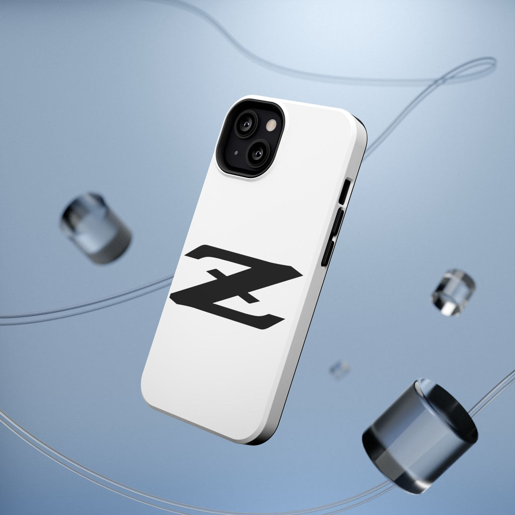 Z Emblem Impact-Resistant Phone Case - White