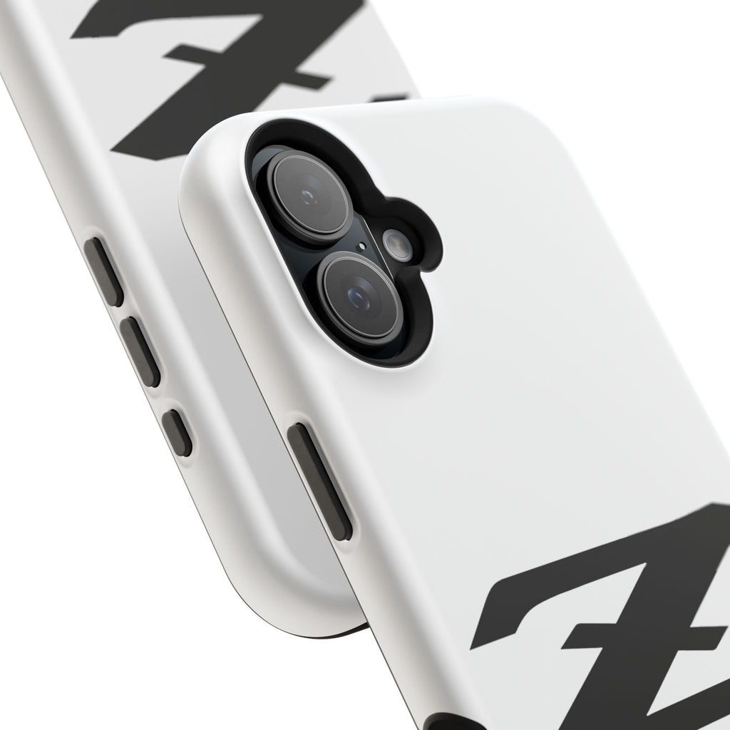 Z Emblem Impact-Resistant Phone Case - White