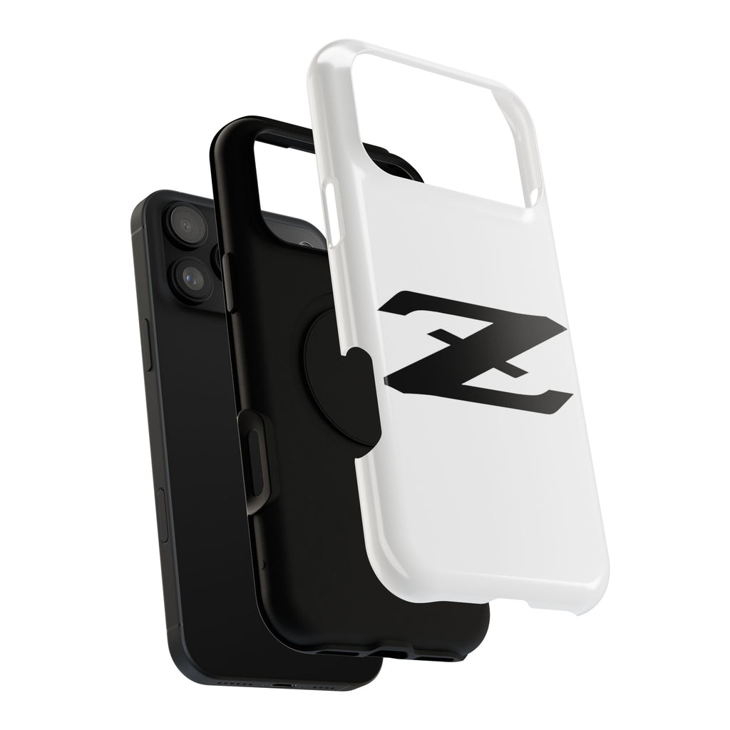 Z Emblem Impact-Resistant Phone Case - White
