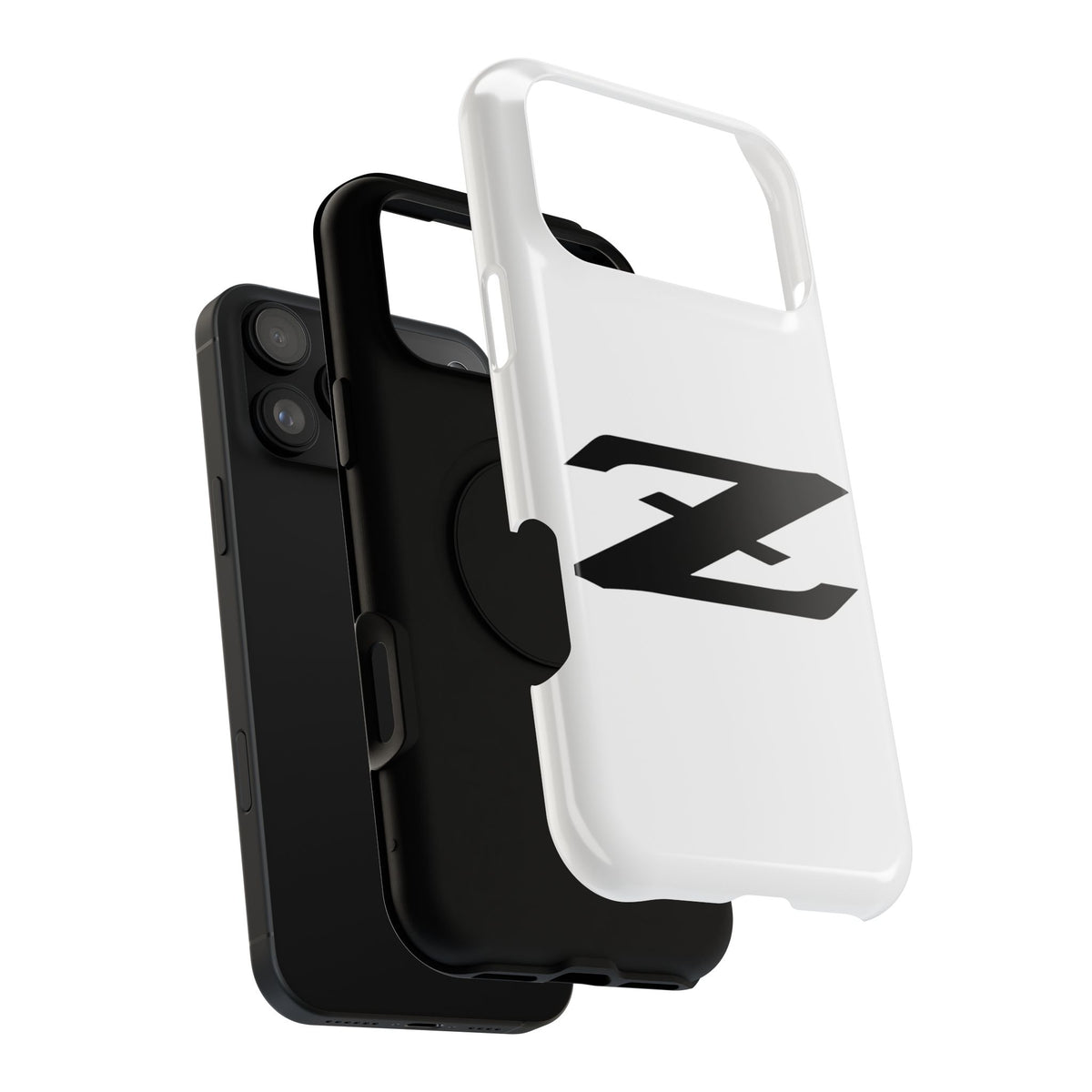 Z Emblem Impact-Resistant Phone Case - White