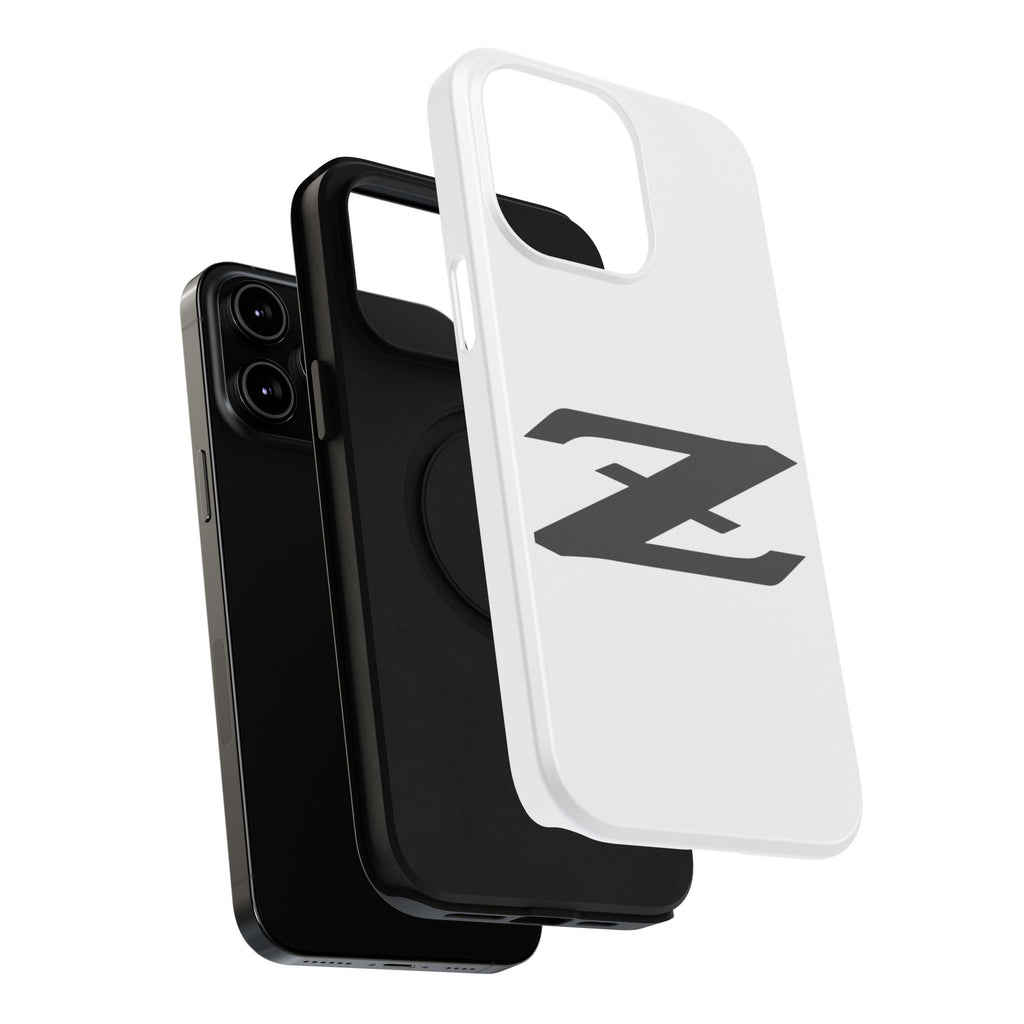 Z Emblem Impact-Resistant Phone Case - White