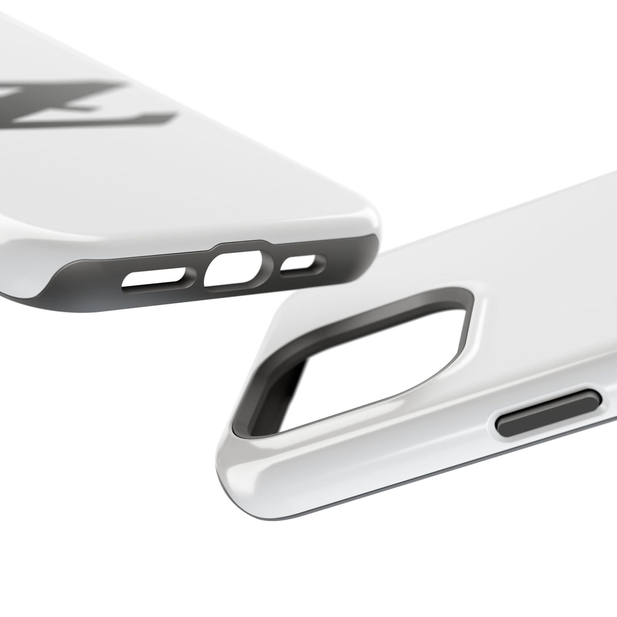 Z Emblem Impact-Resistant Phone Case - White