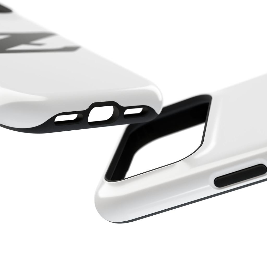 Z Emblem Impact-Resistant Phone Case - White
