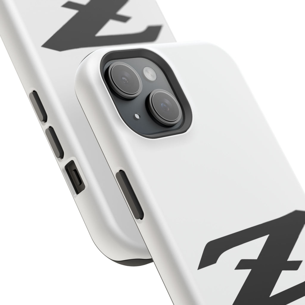 Z Emblem Impact-Resistant Phone Case - White