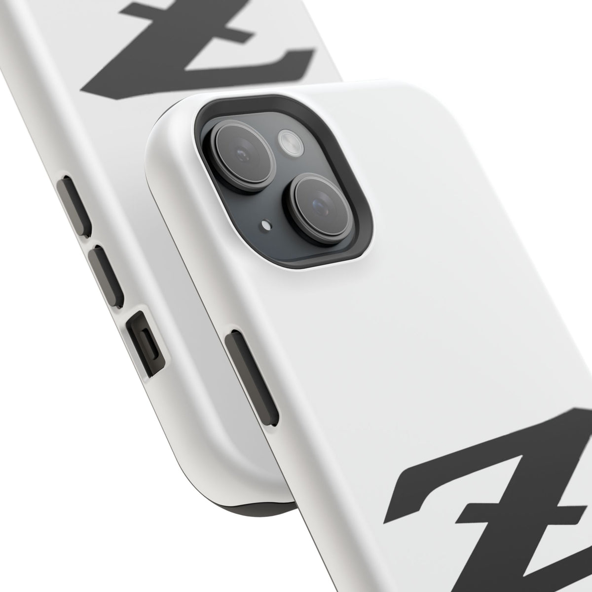 Z Emblem Impact-Resistant Phone Case - White