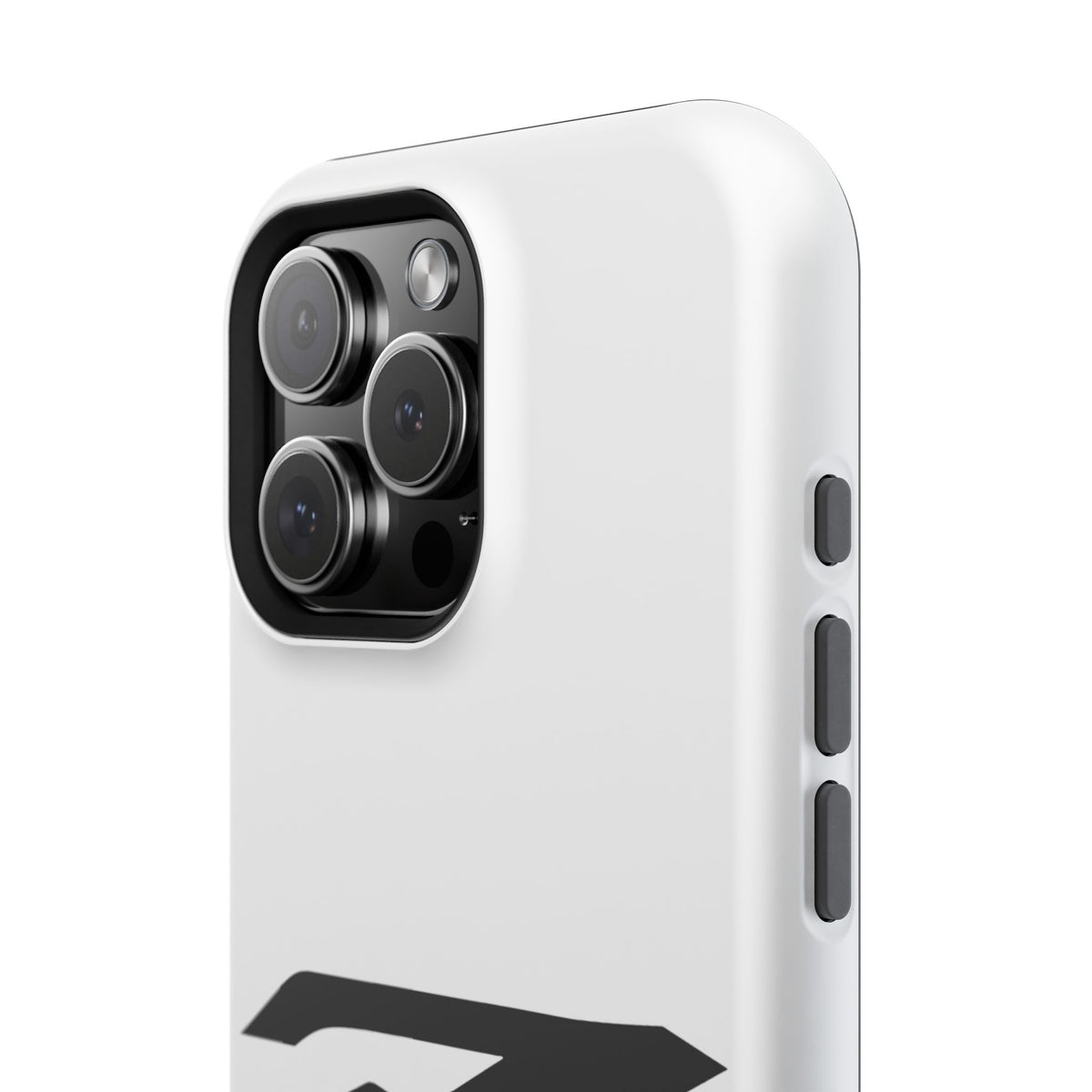 Z Emblem Impact-Resistant Phone Case - White