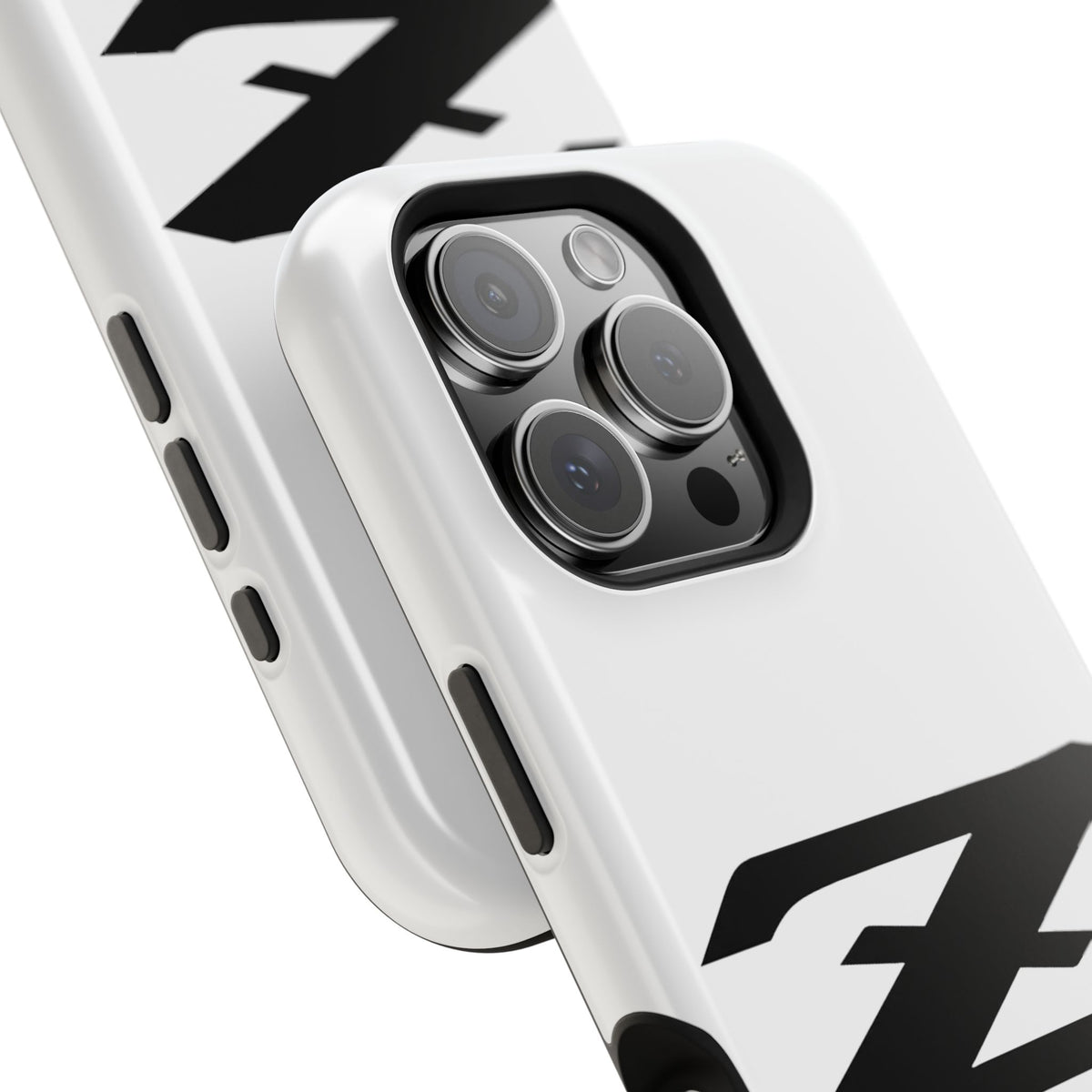 Z Emblem Impact-Resistant Phone Case - White