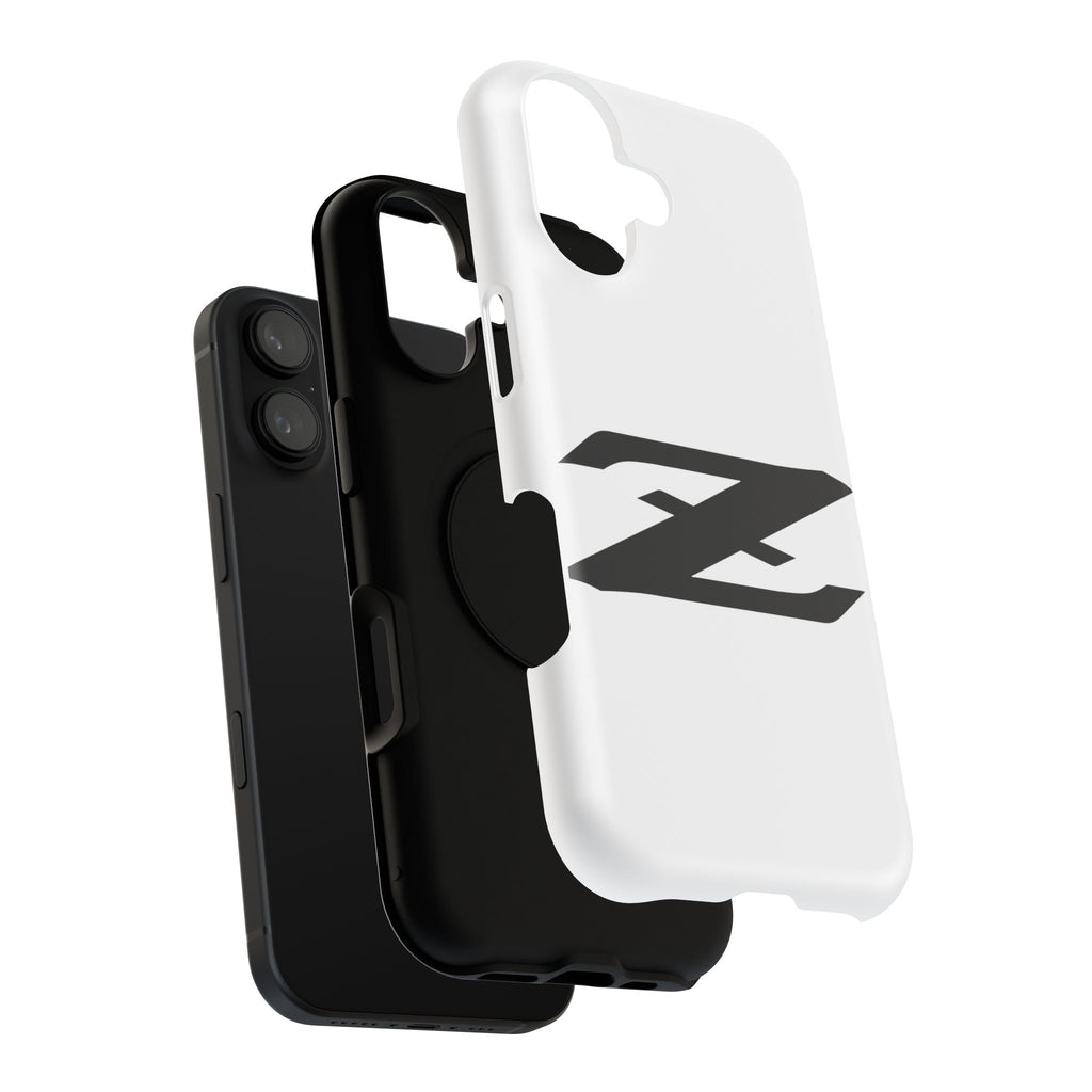 Z Emblem Impact-Resistant Phone Case - White