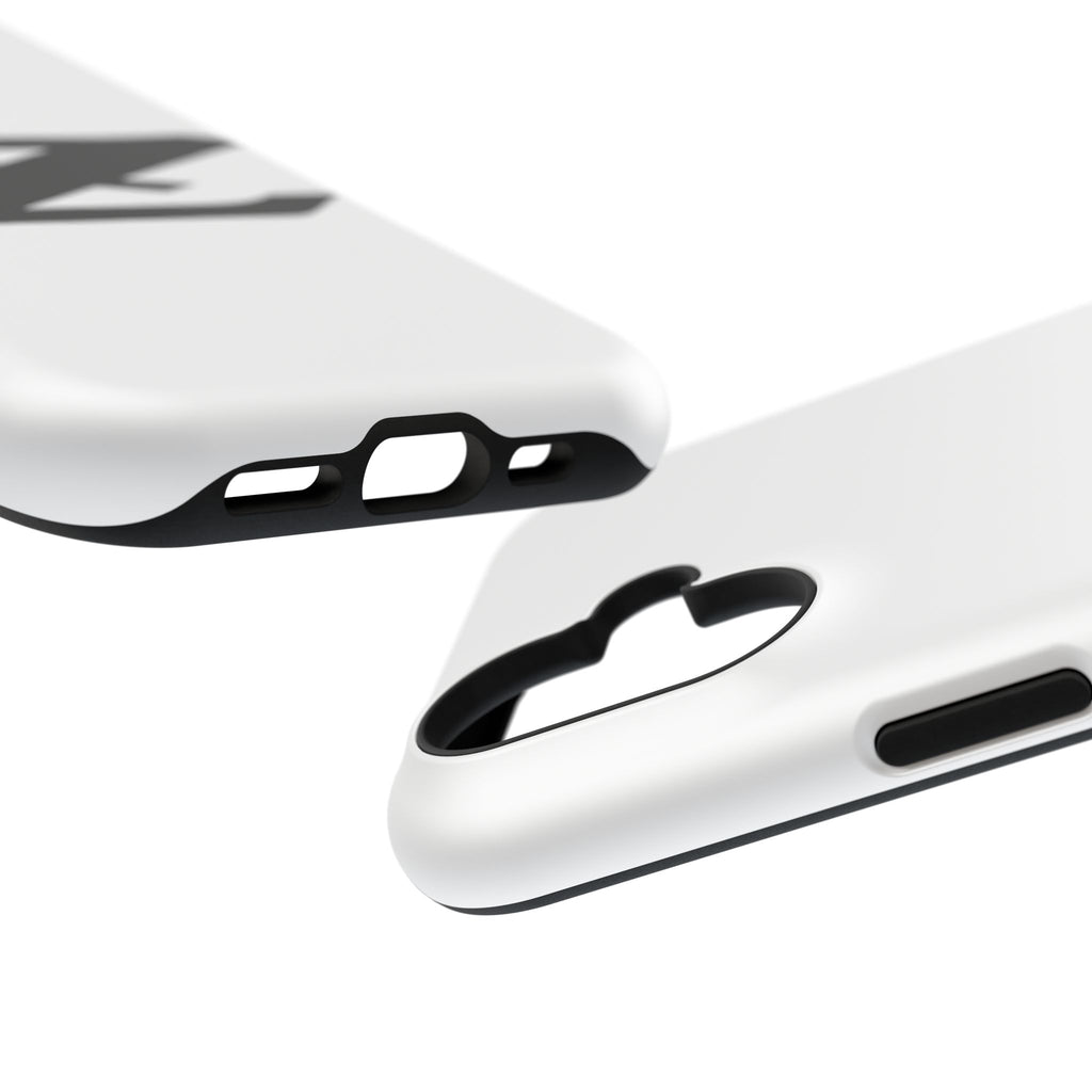 Z Emblem Impact-Resistant Phone Case - White