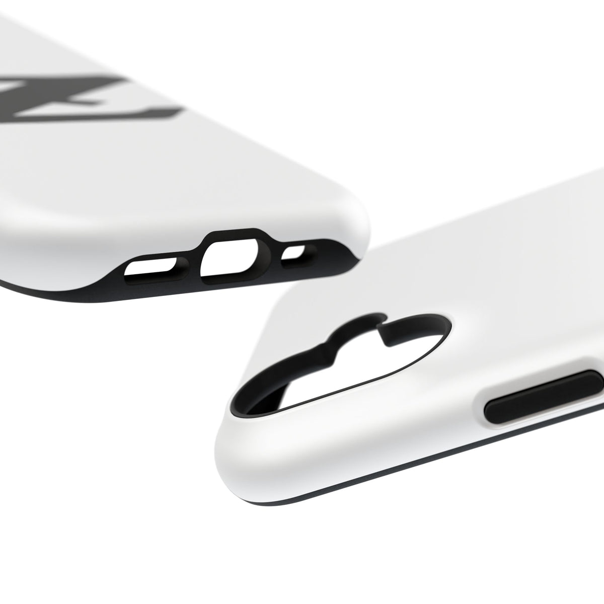 Z Emblem Impact-Resistant Phone Case - White