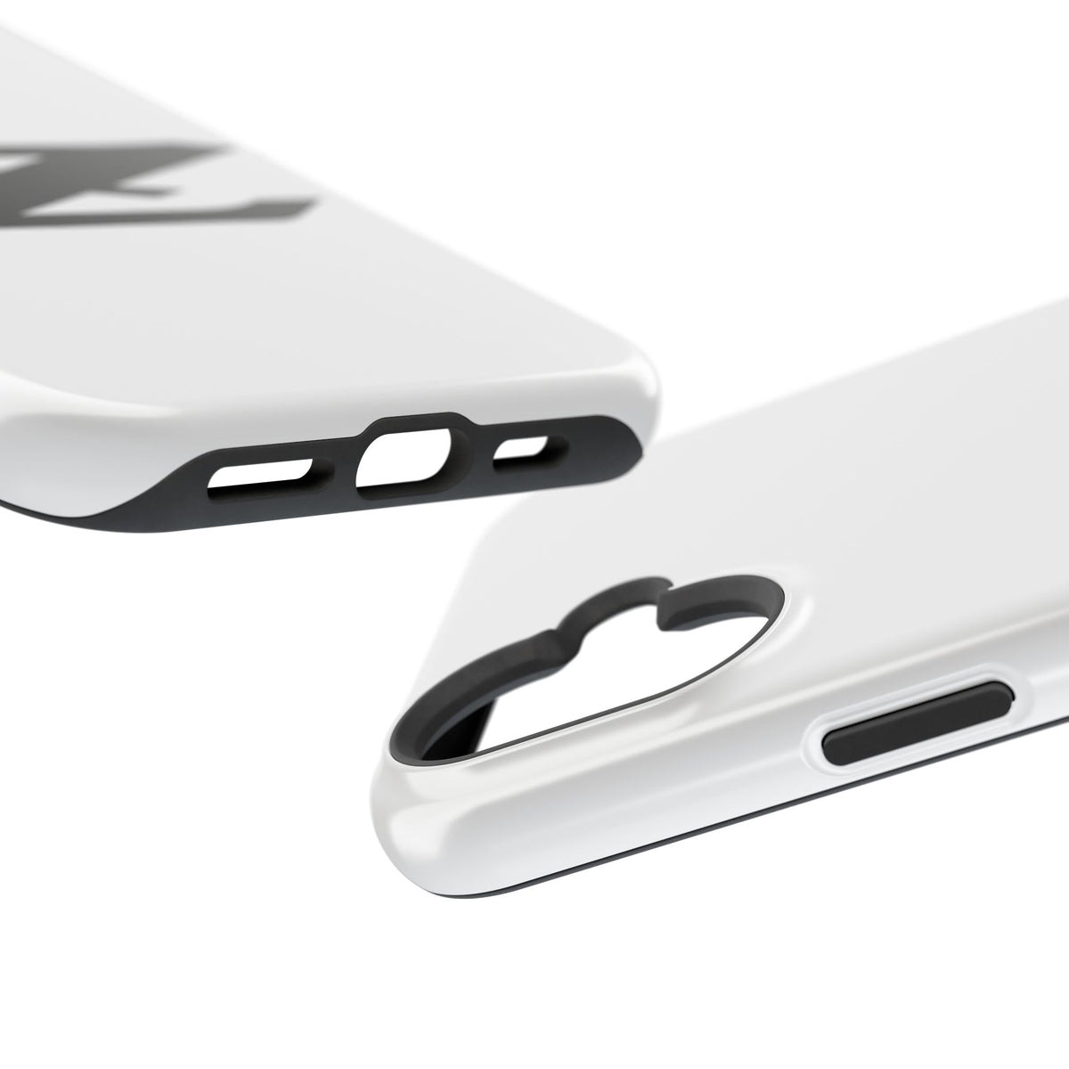 Z Emblem Impact-Resistant Phone Case - White