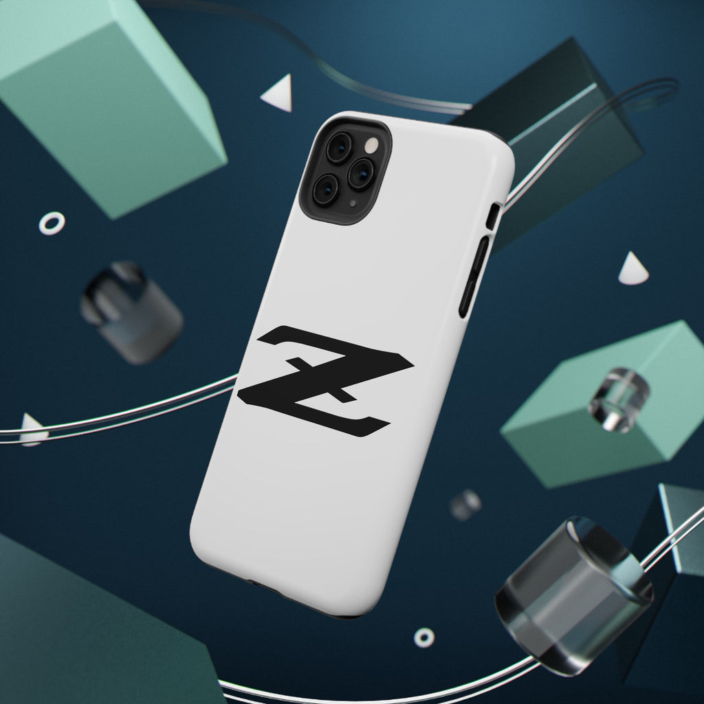 Z Emblem Impact-Resistant Phone Case - White