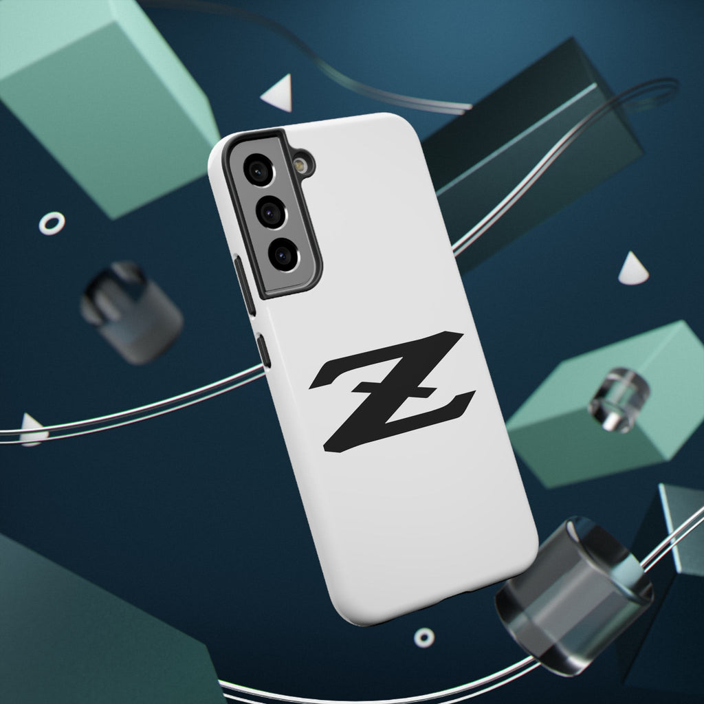 Z Emblem Impact-Resistant Phone Case - White