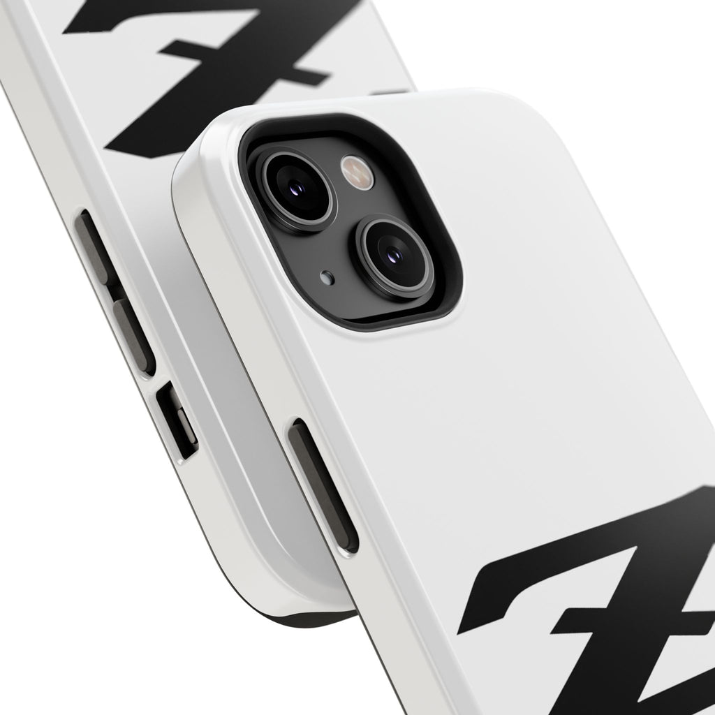 Z Emblem Impact-Resistant Phone Case - White