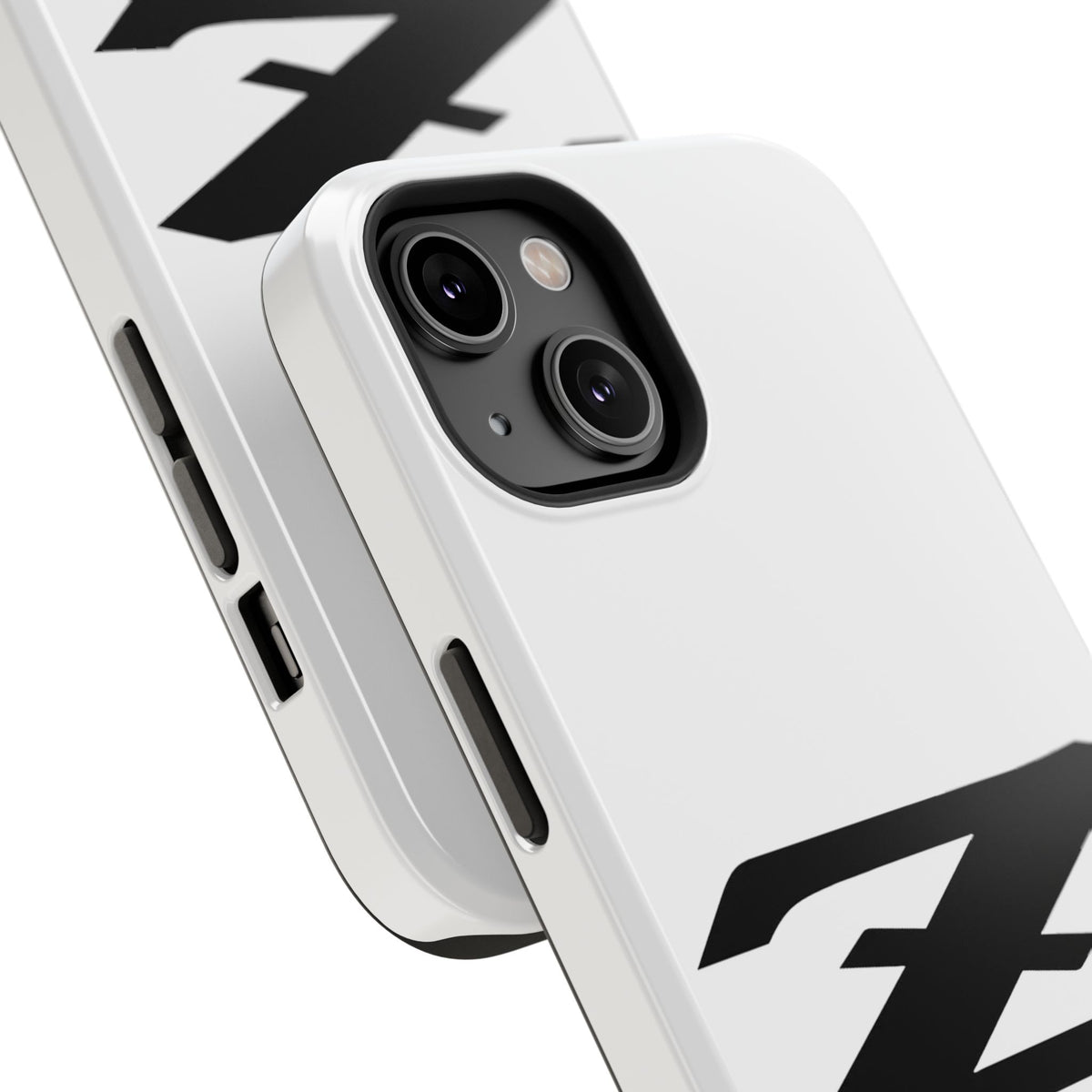 Z Emblem Impact-Resistant Phone Case - White