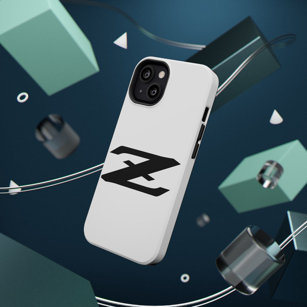 Z Emblem Impact-Resistant Phone Case - White
