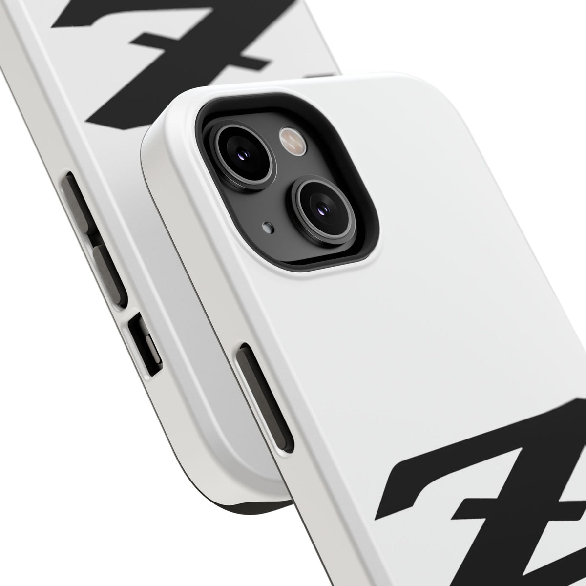 Z Emblem Impact-Resistant Phone Case - White