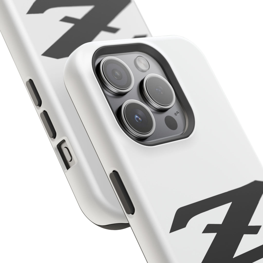 Z Emblem Impact-Resistant Phone Case - White